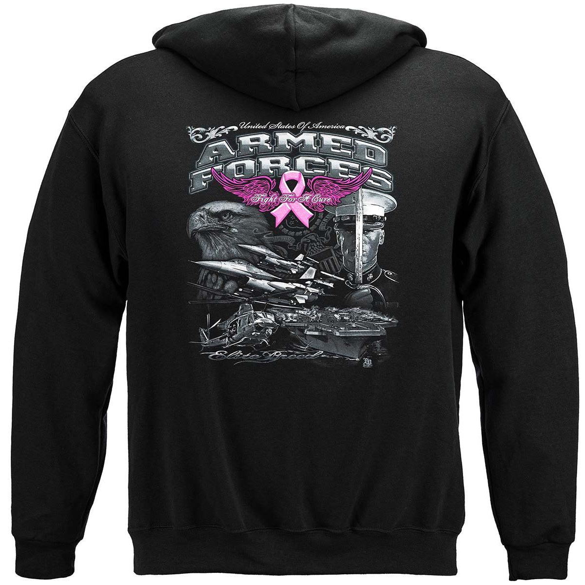 Armed Forces Elite Breed Breast Cancer Awareness T-Shirt - Military Republic