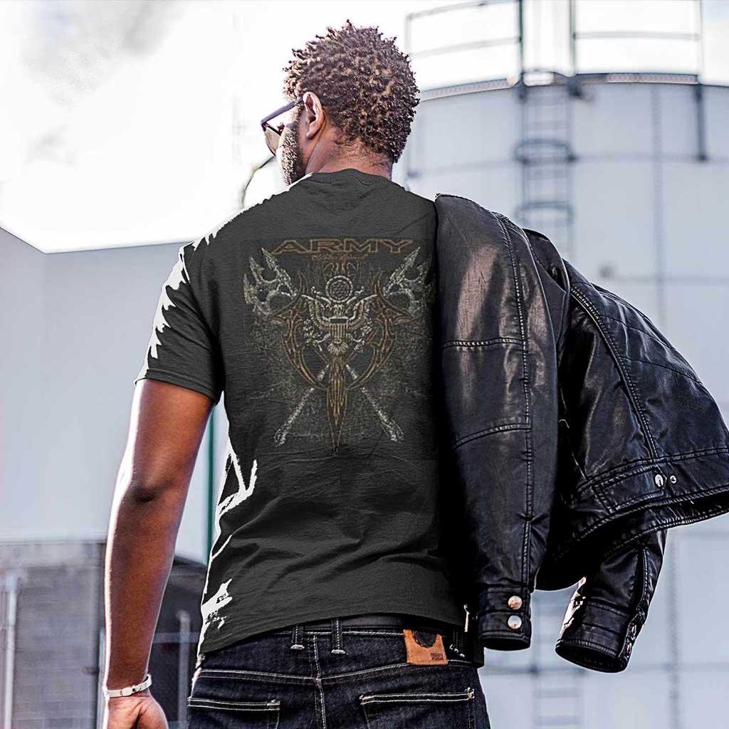 Army Axes Gold Tribal Premium T-Shirt - Military Republic