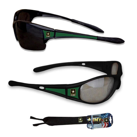 U.S. Army Black Sports Rimless Sunglasses - Military Republic