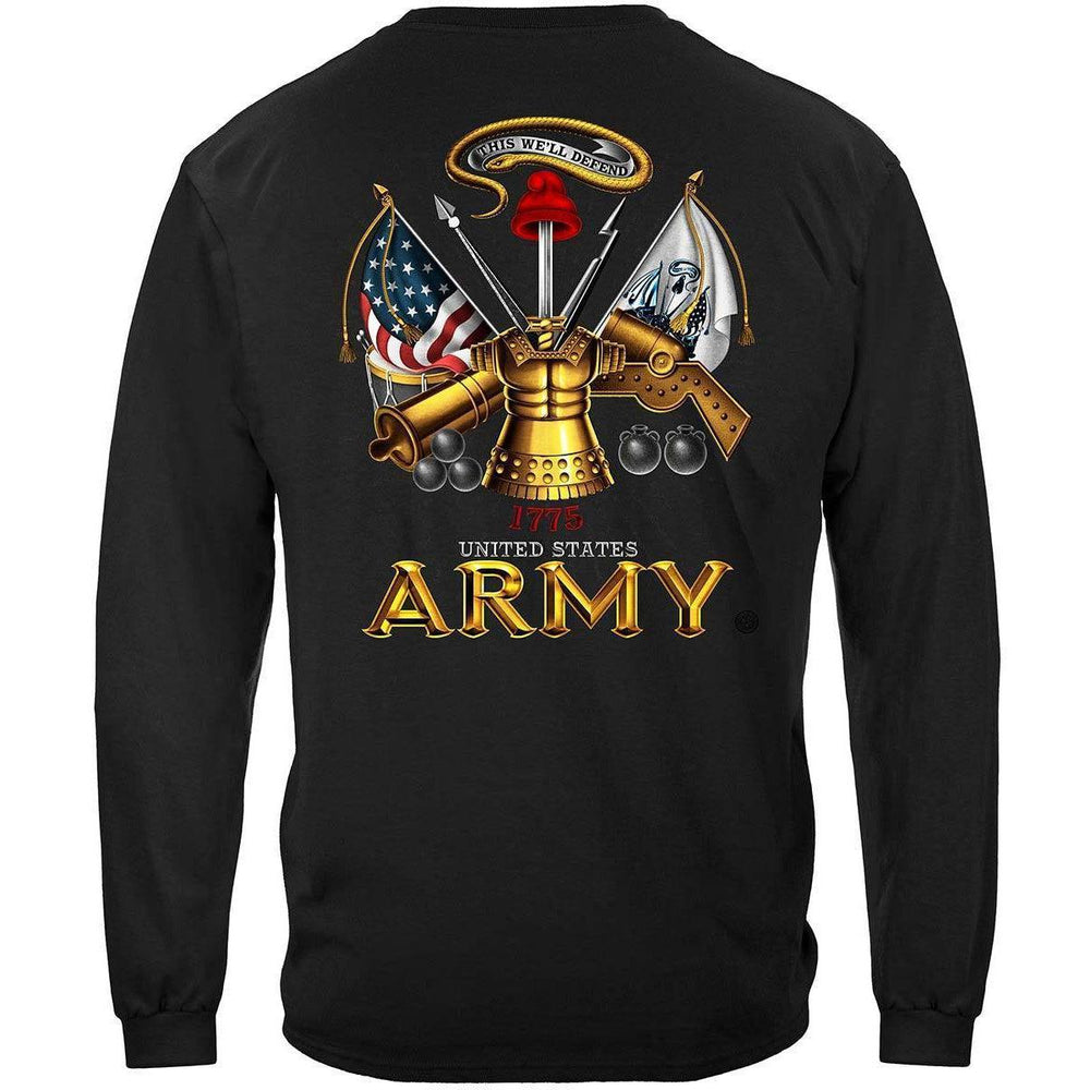 Army Antique Armor Premium Long Sleeve - Military Republic