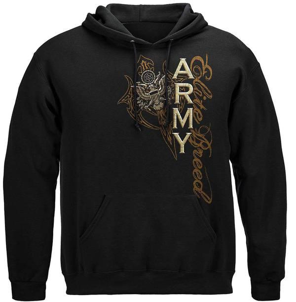 Army Axes Gold Tribal Premium Hoodie - Military Republic