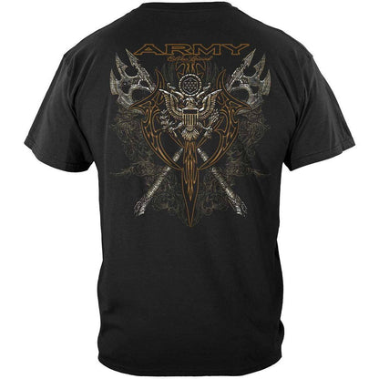 Army Axes Gold Tribal Premium T-Shirt - Military Republic