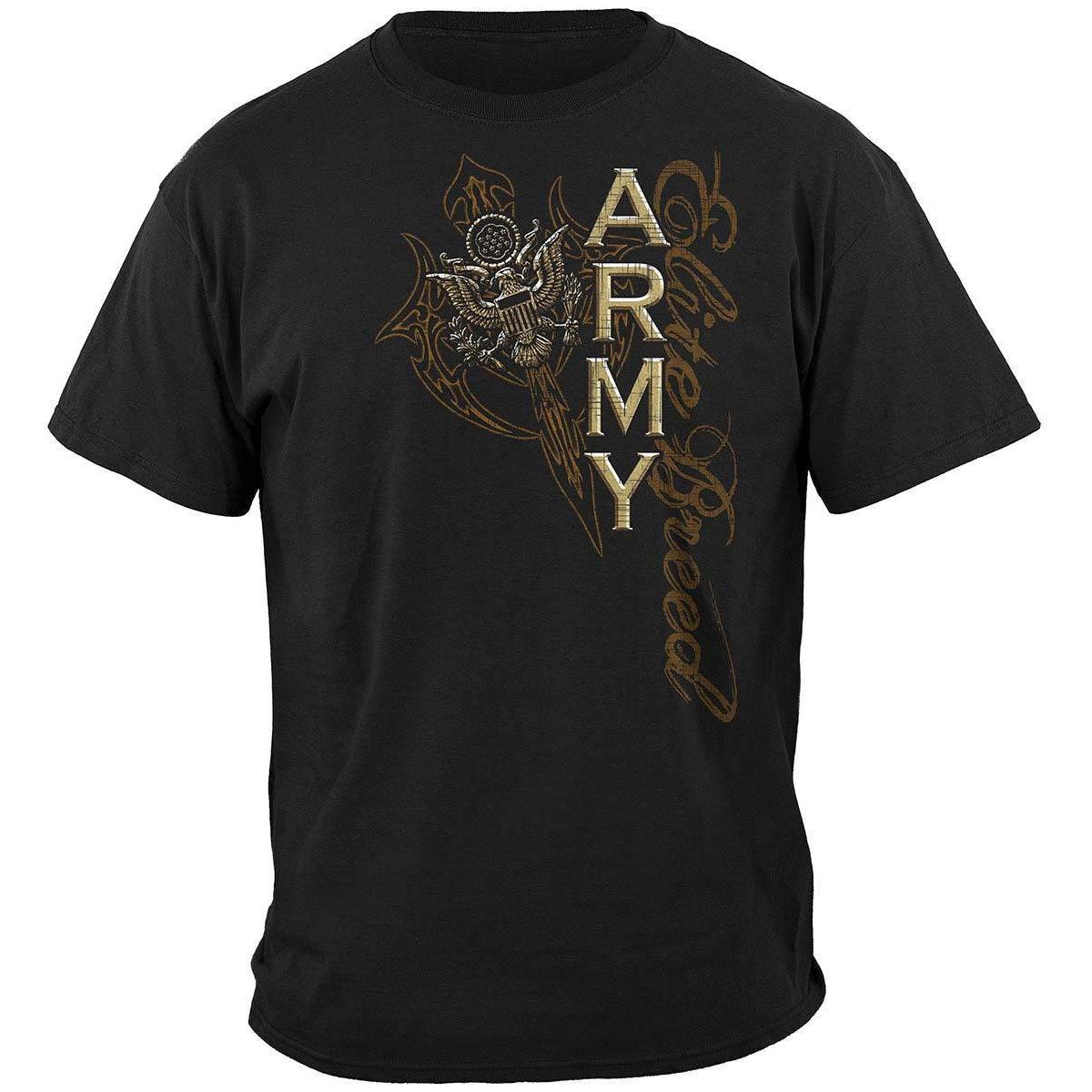 Army Axes Gold Tribal Premium T-Shirt - Military Republic