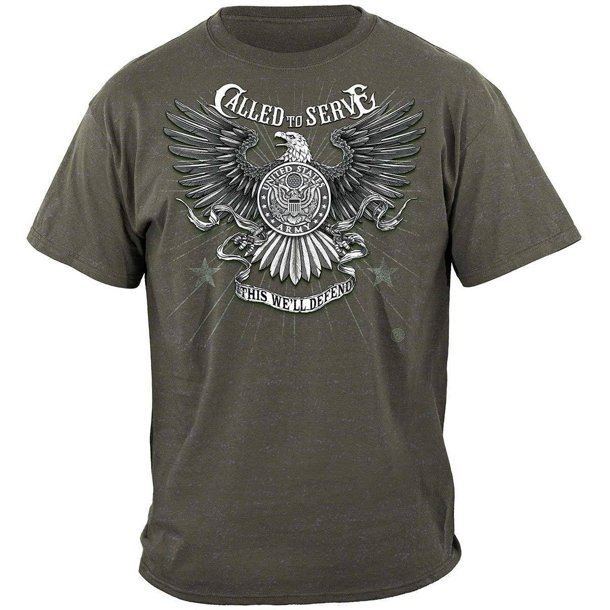 Army Call To Serve Premium T-Shirt - Military Republic