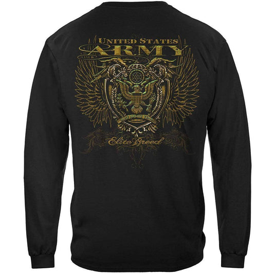 Army Crest Elite Breed Rise Above Fear Premium Long Sleeve - Military Republic