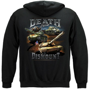 Army Death Before Dismount T-Shirt - Military Republic
