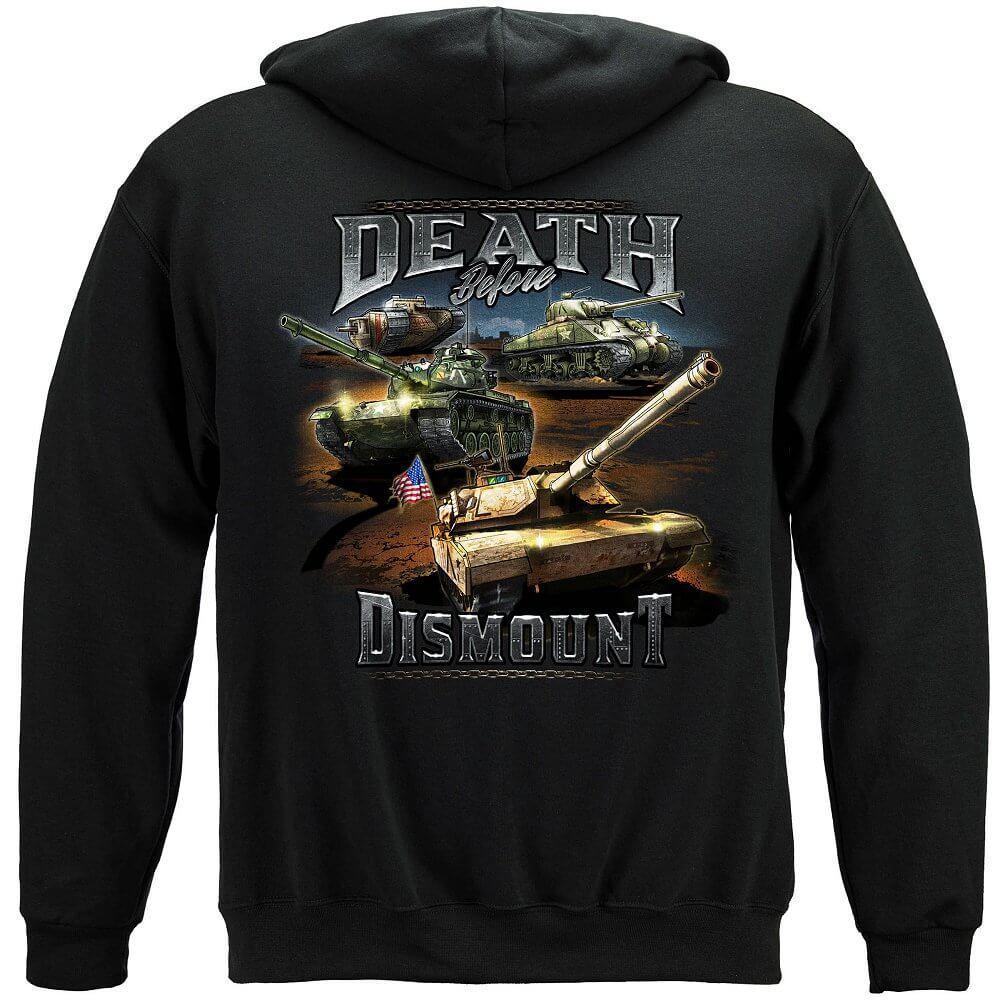 Army Death Before Dismount Hoodie - Military Republic