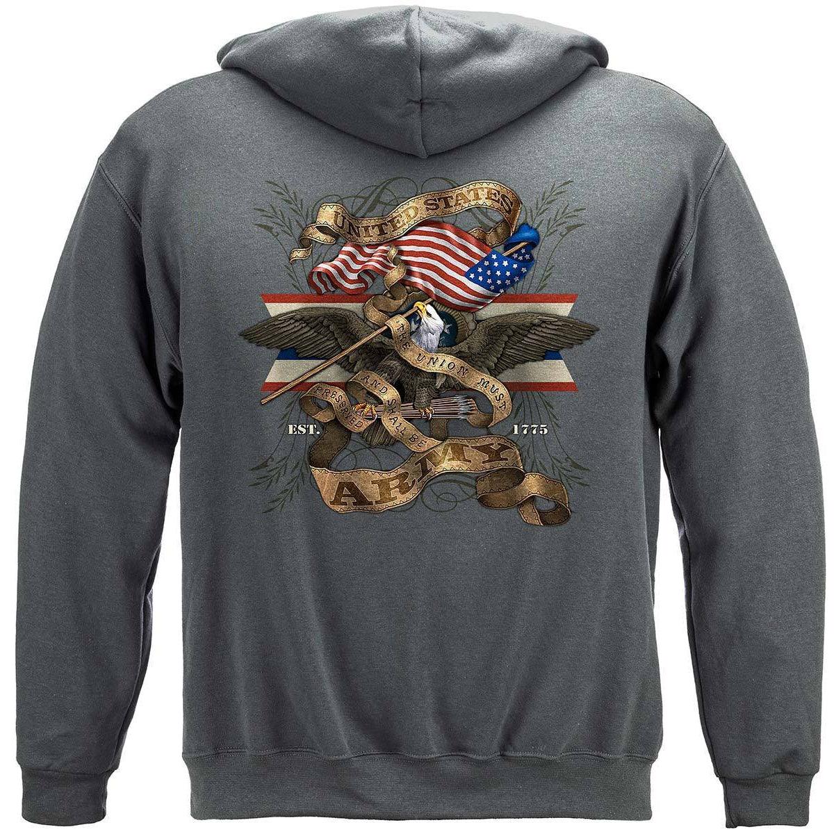 Army Eagle Antique This We'll Defend Premium Long Sleeve - Military Republic