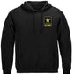 Army Eagle In Stone Hoodie - Military Republic