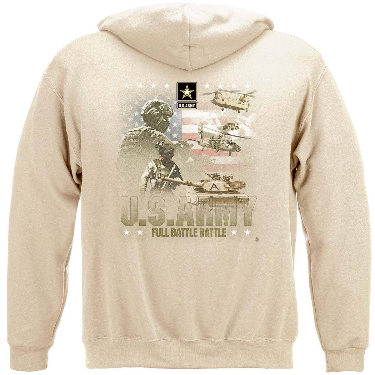 Army Infantry Battle Rattle Army Full Battle Rattle T-Shirt β Military Republic