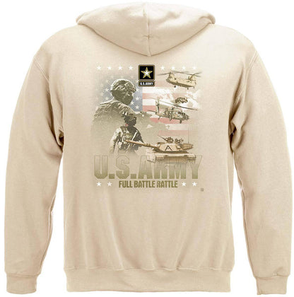 Army Full Battle Rattle Hoodie - Military Republic