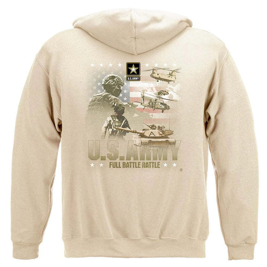 United States Army Full Battle Rattle Premium Hoodie - Military Republic