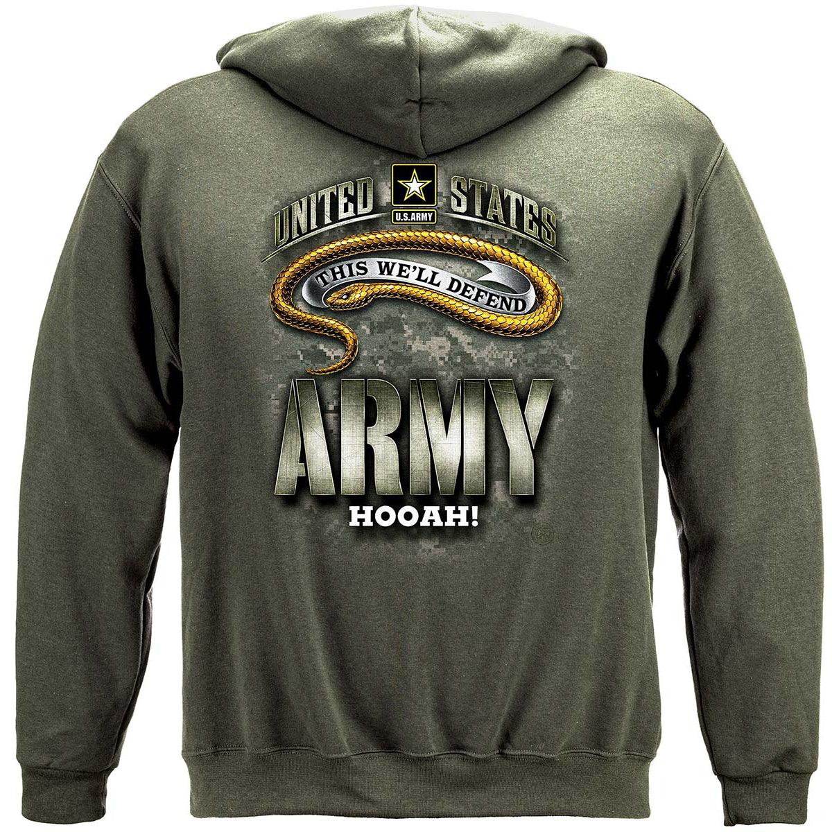 Army Hooah Camo T-Shirt - Military Republic