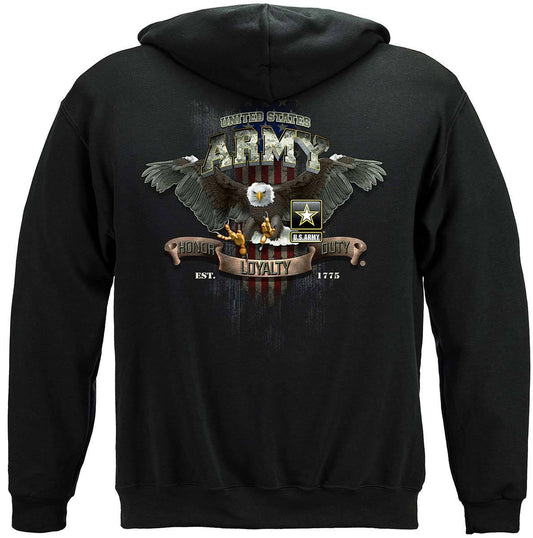 Army Loyalty Eagle Hoodie - Military Republic