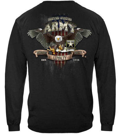 Army Loyalty Eagle Hoodie - Military Republic