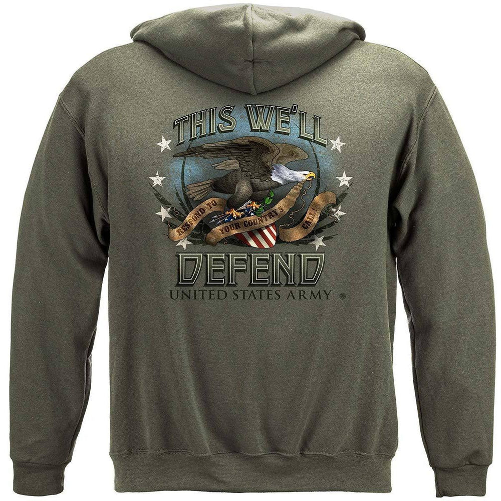 Army Respond To Your Country's Call T-Shirt - Military Republic