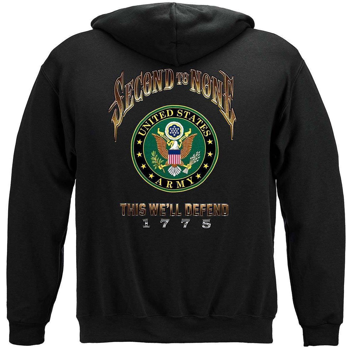 Army Second To None Long Sleeve with Army Insignia - Military Republic