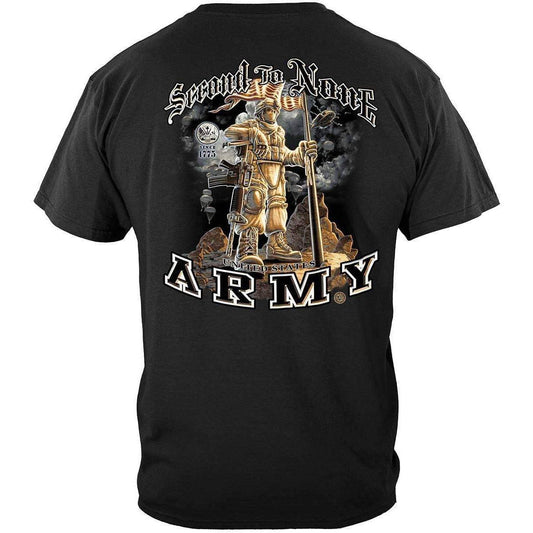 Army Second To None Premium T-Shirt - Military Republic