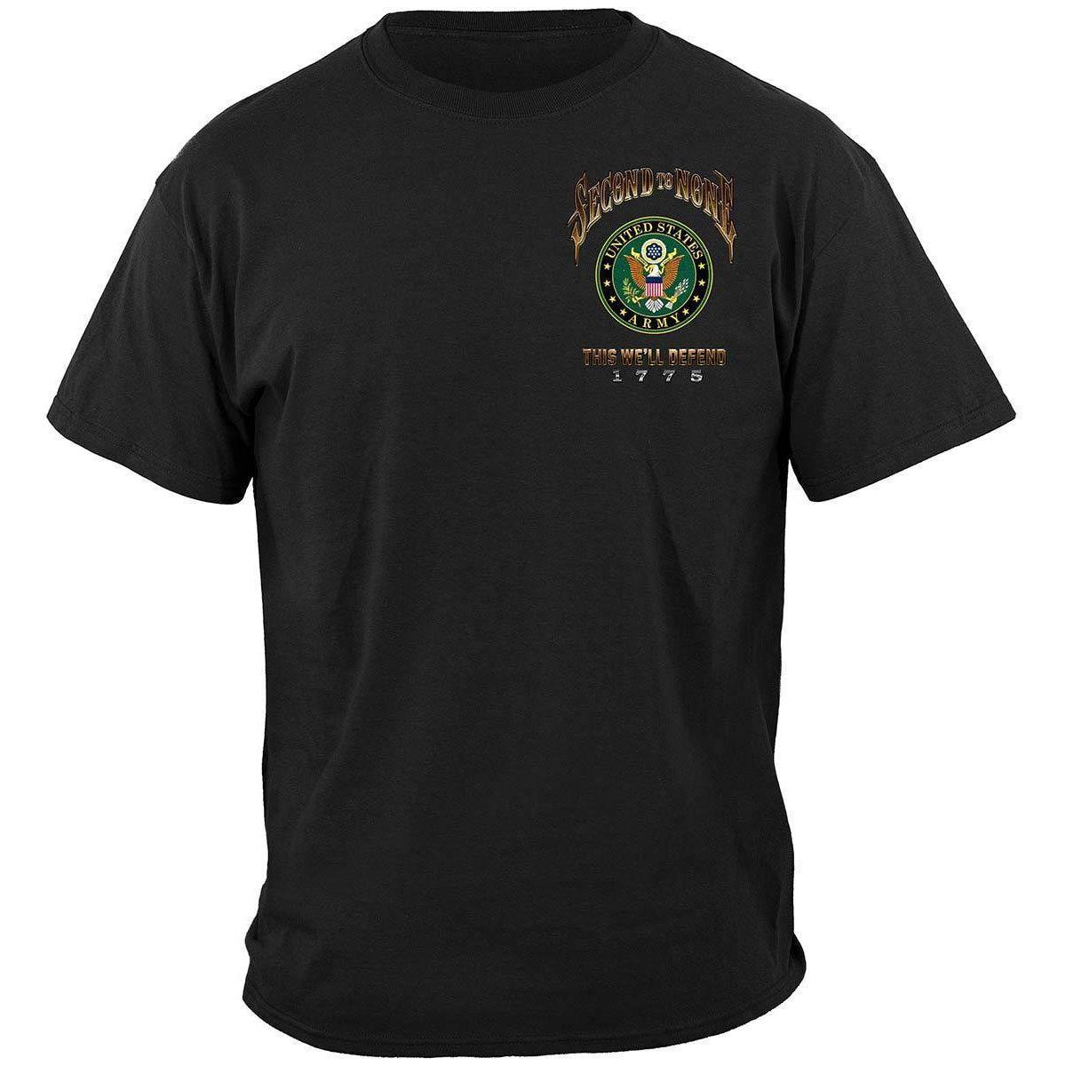 Army Second To None Long Sleeve with Army Insignia - Military Republic