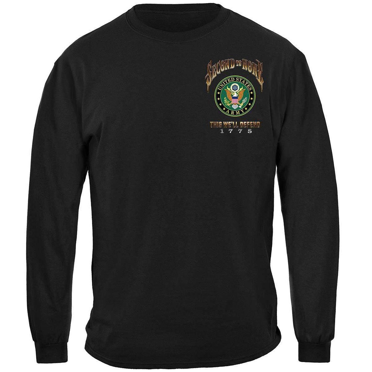 Army Second To None Long Sleeve with Army Insignia - Military Republic