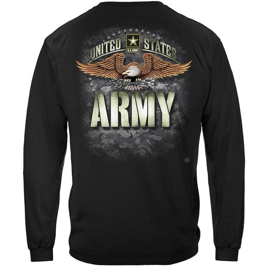 Army Strong Black Long Sleeve - Military Republic