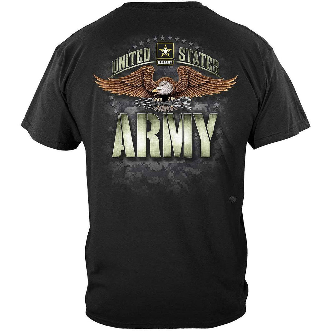 Army Strong Black T-Shirt - Military Republic