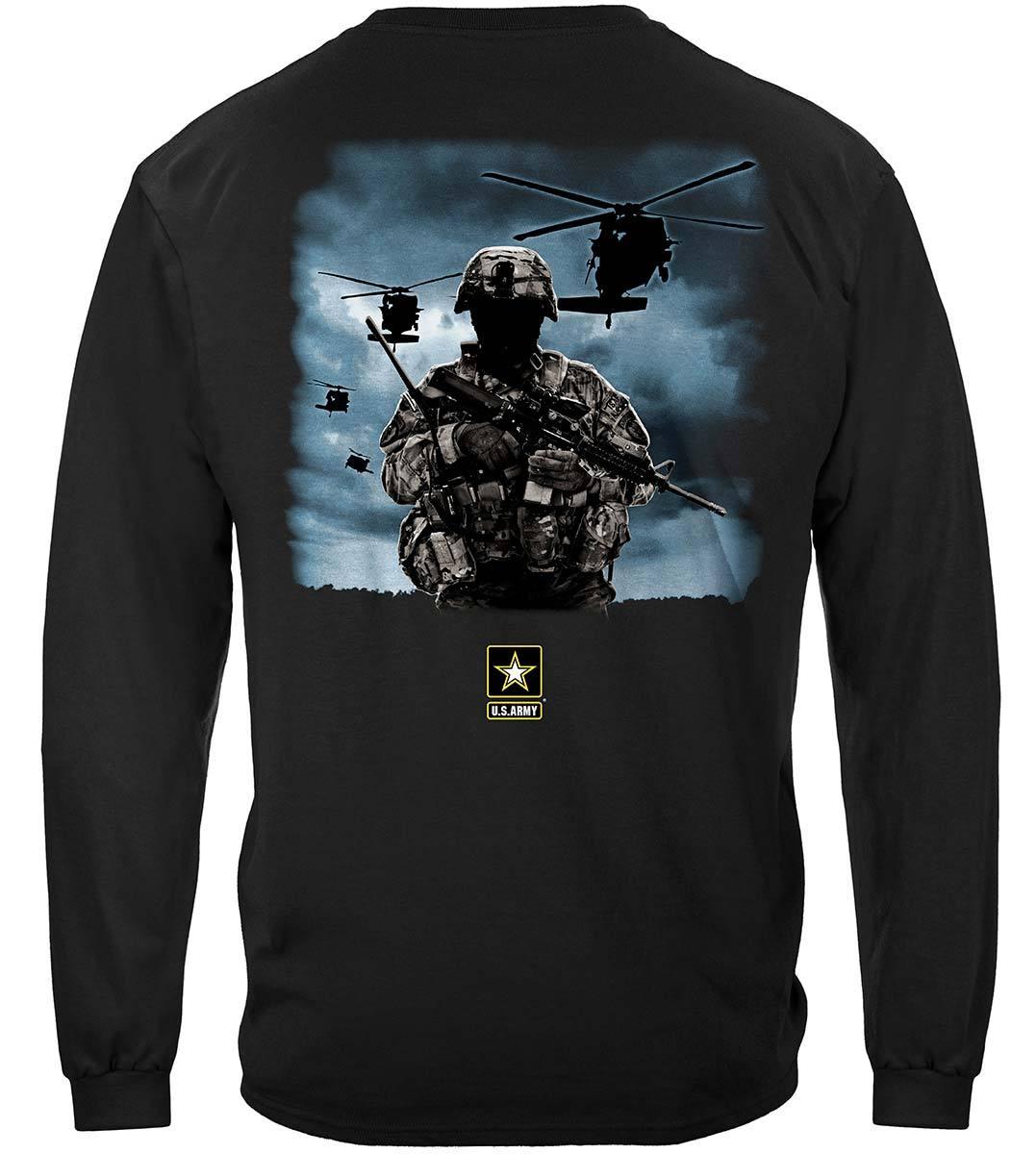 Army Strong Helicopter Soldier Hoodie - Military Republic