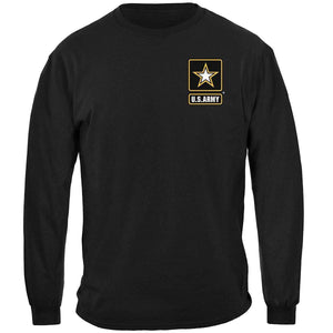 Army Strong Helicopter Soldier Black T-Shirt - Military Republic