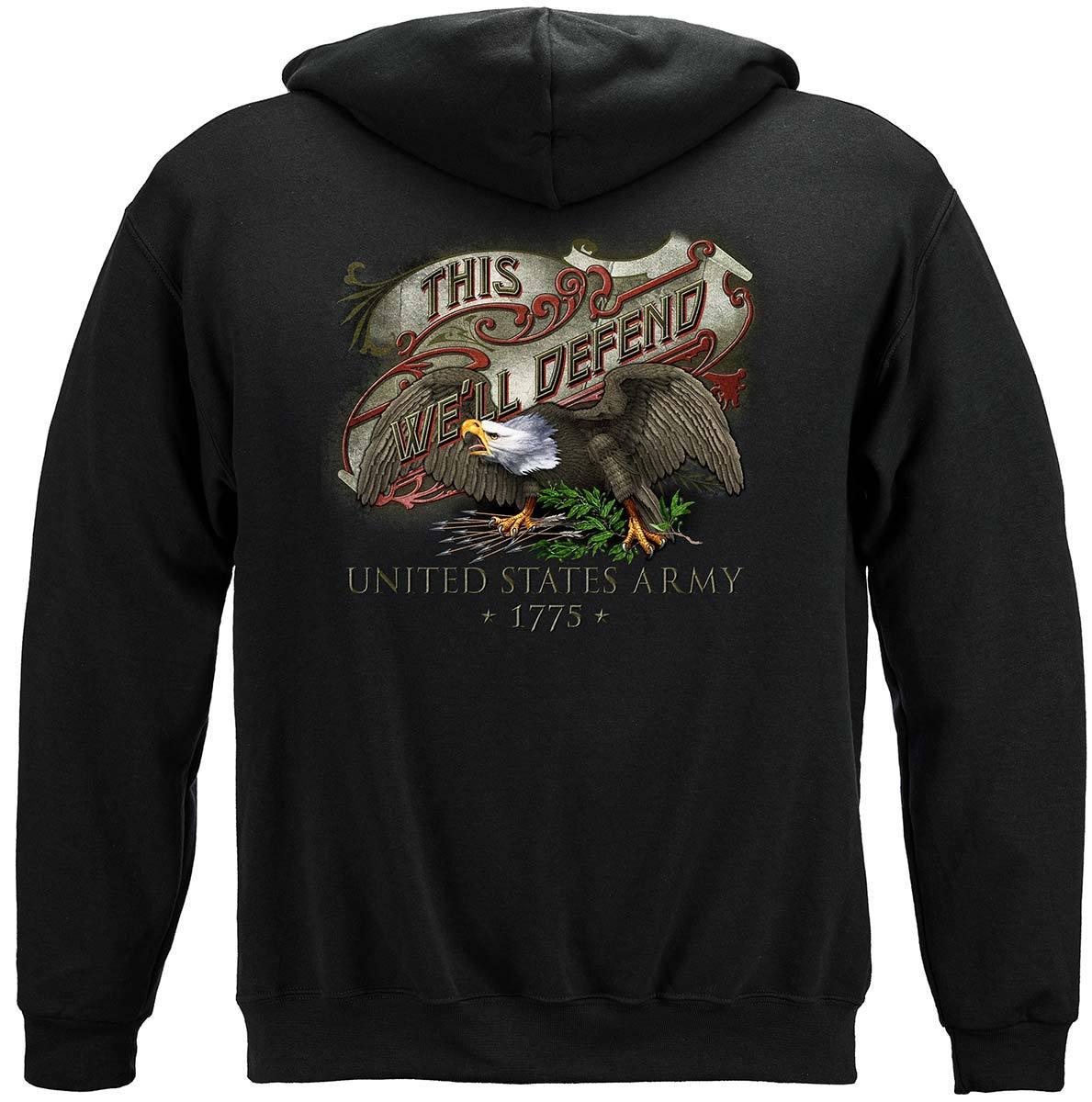 Army This We'll Defend Hoodie - Military Republic
