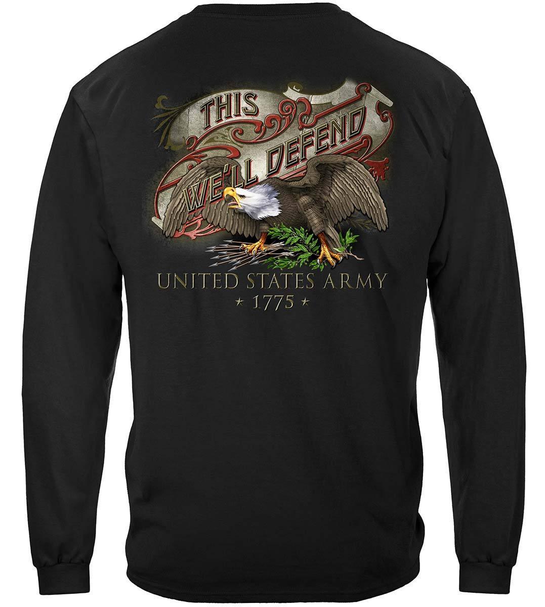 Army This We'll Defend Hoodie - Military Republic
