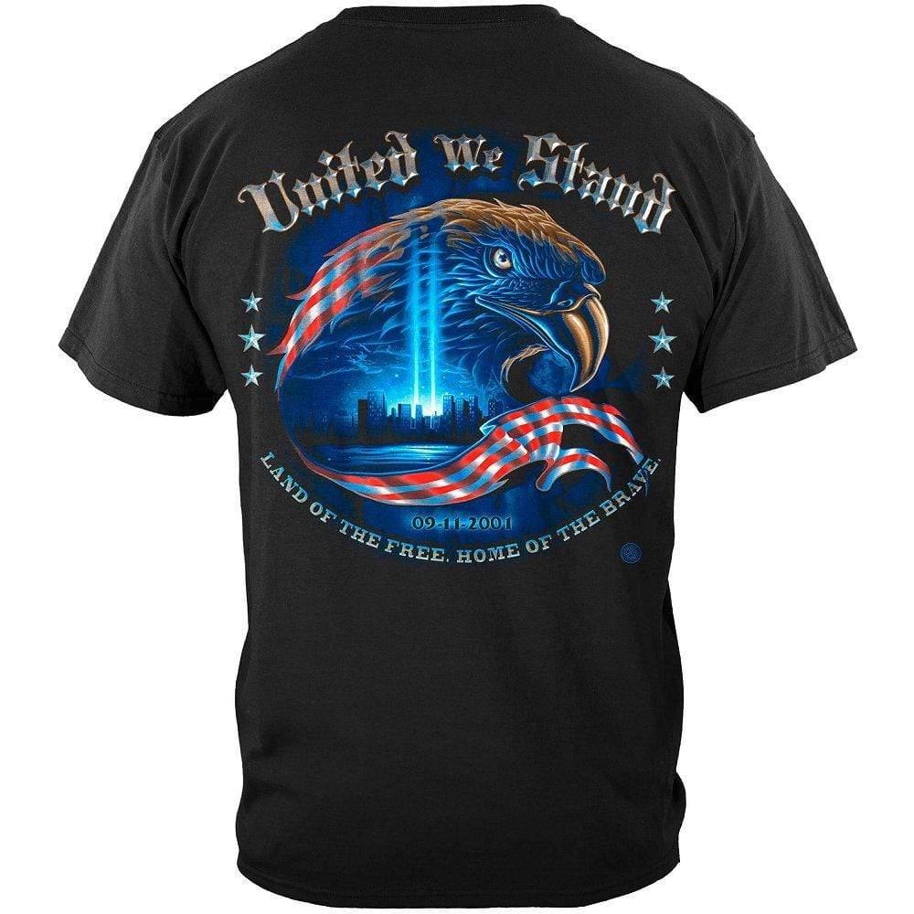 Army United We Stand with Eagle T-shirt - Military Republic