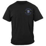 United States Back the Blue Law enforcement Blue lives Mater Serve and Protect Premium Hoodie - Military Republic