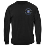 United States Back the Blue Law enforcement Blue lives Mater Serve and Protect Premium Hoodie - Military Republic