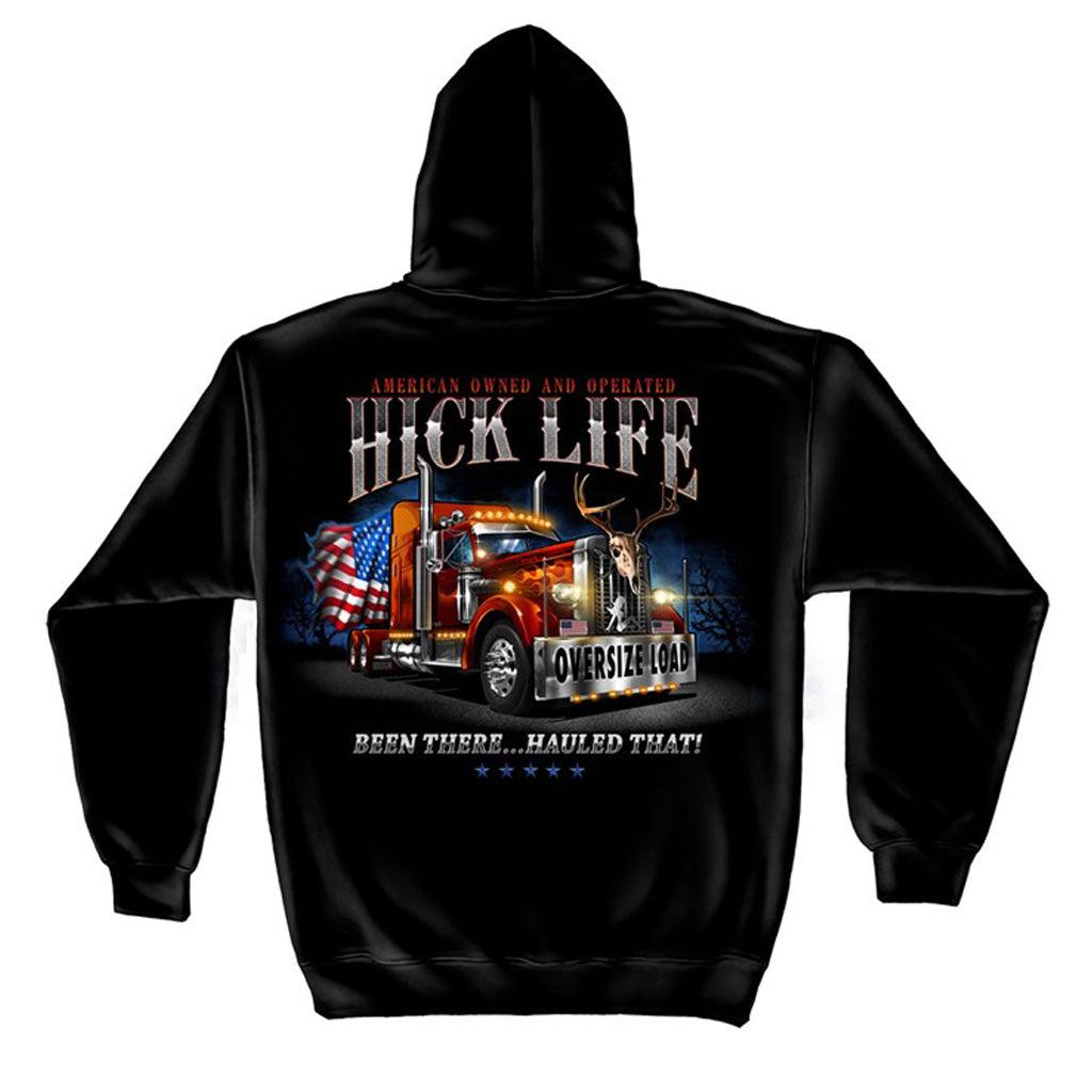 Been There Hault That! Hick Life Trucker Hoodie - Military Republic