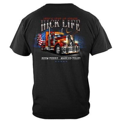 Been There Hault That! Hick Life Trucker T-shirt - Military Republic