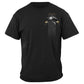 United States Black Flag Patriotic Marlin Premium T-Shirt - Military Republic