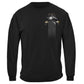 United States Black Flag Patriotic Marlin Premium T-Shirt - Military Republic