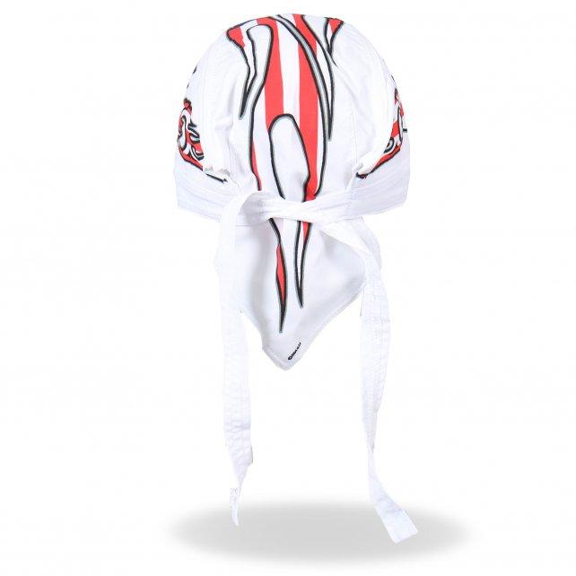 Blazing American Bike Head Wrap - White - Military Republic