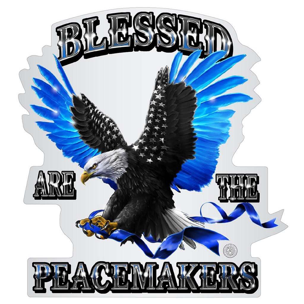 Blessed Are the Peace Makers Premium Reflective Decal - Military Republic