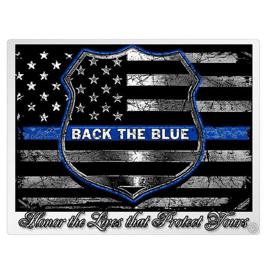 Blue Lives Matter Premium Reflective Decal - Military Republic