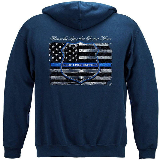 Blue Lives Matter Hoodie - Military Republic