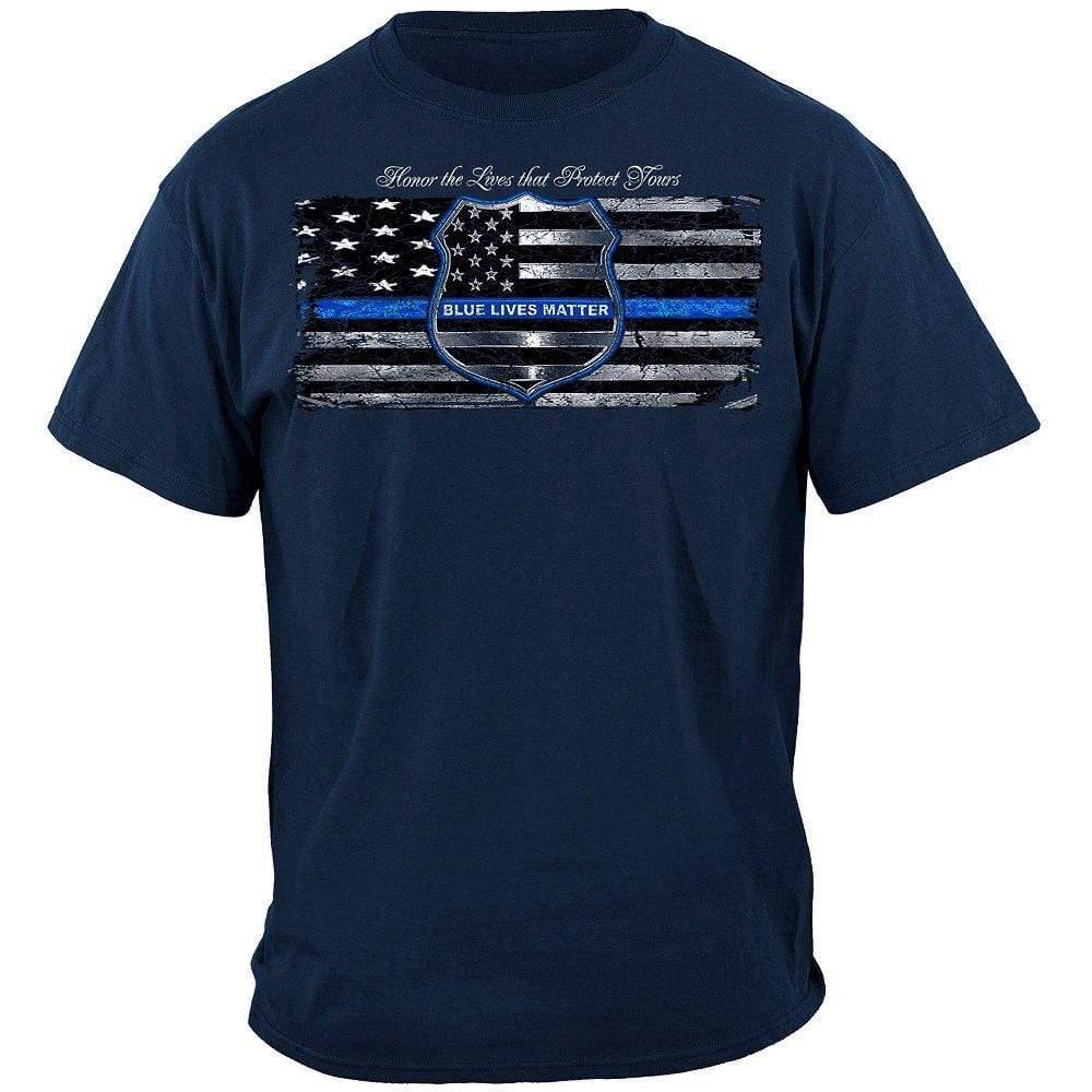 Blue Lives Matter T-Shirt - Military Republic