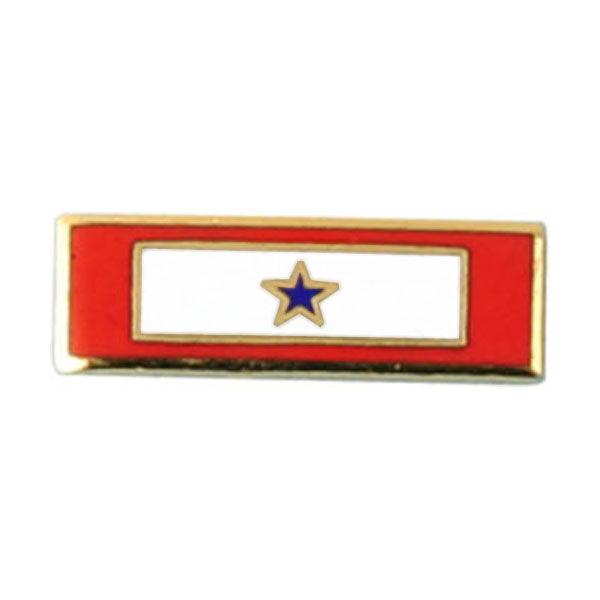 Blue Star Service Lapel Pin 1/4 x 5/8" - Military Republic