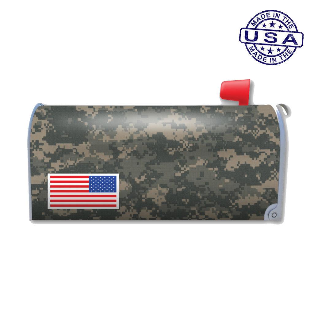 United States Patriotic Camouflage American Flag Mailbox Cover Magnet (20.5" x 26") - Military Republic