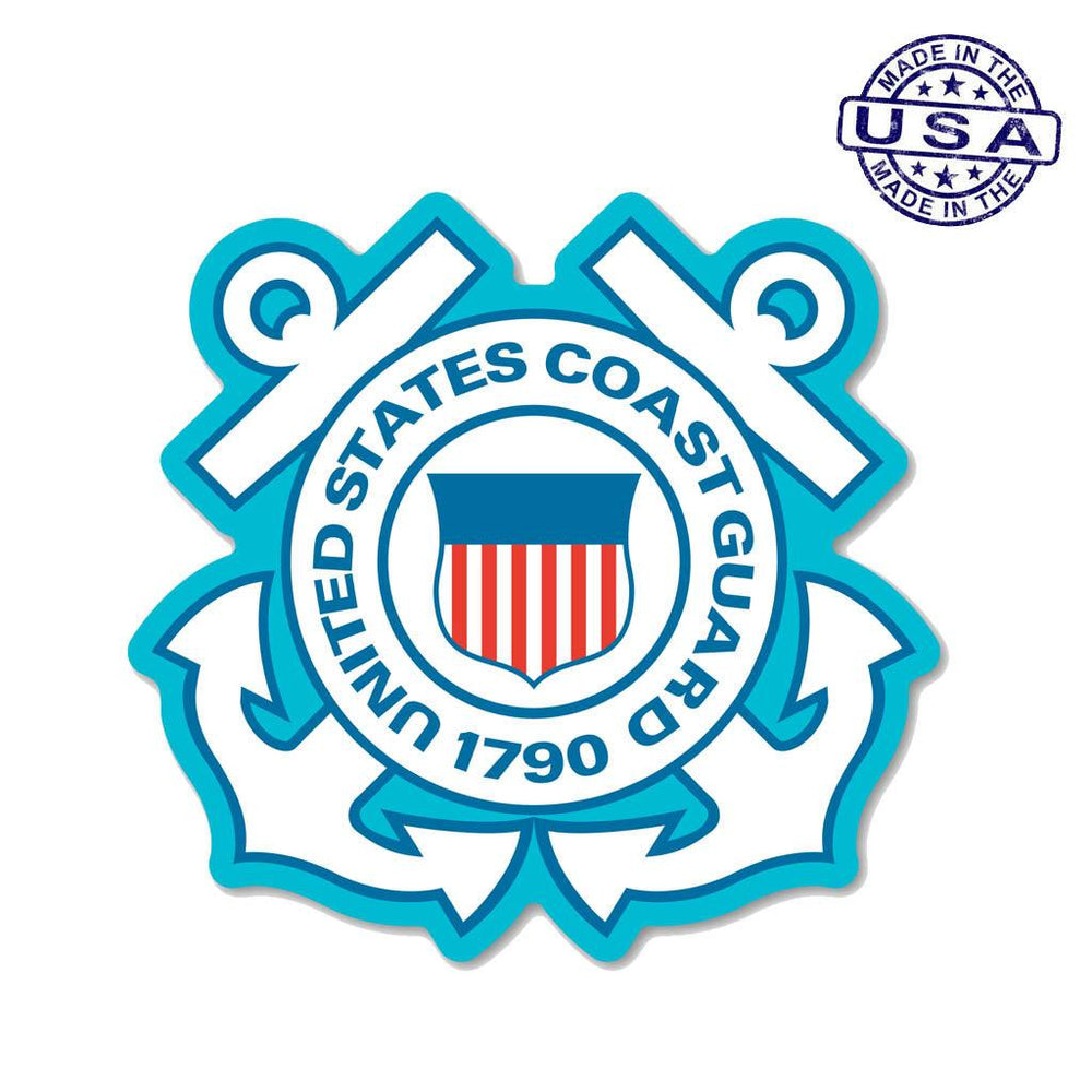 United States Coast Guard 1790 Anchors Magnet (4.88