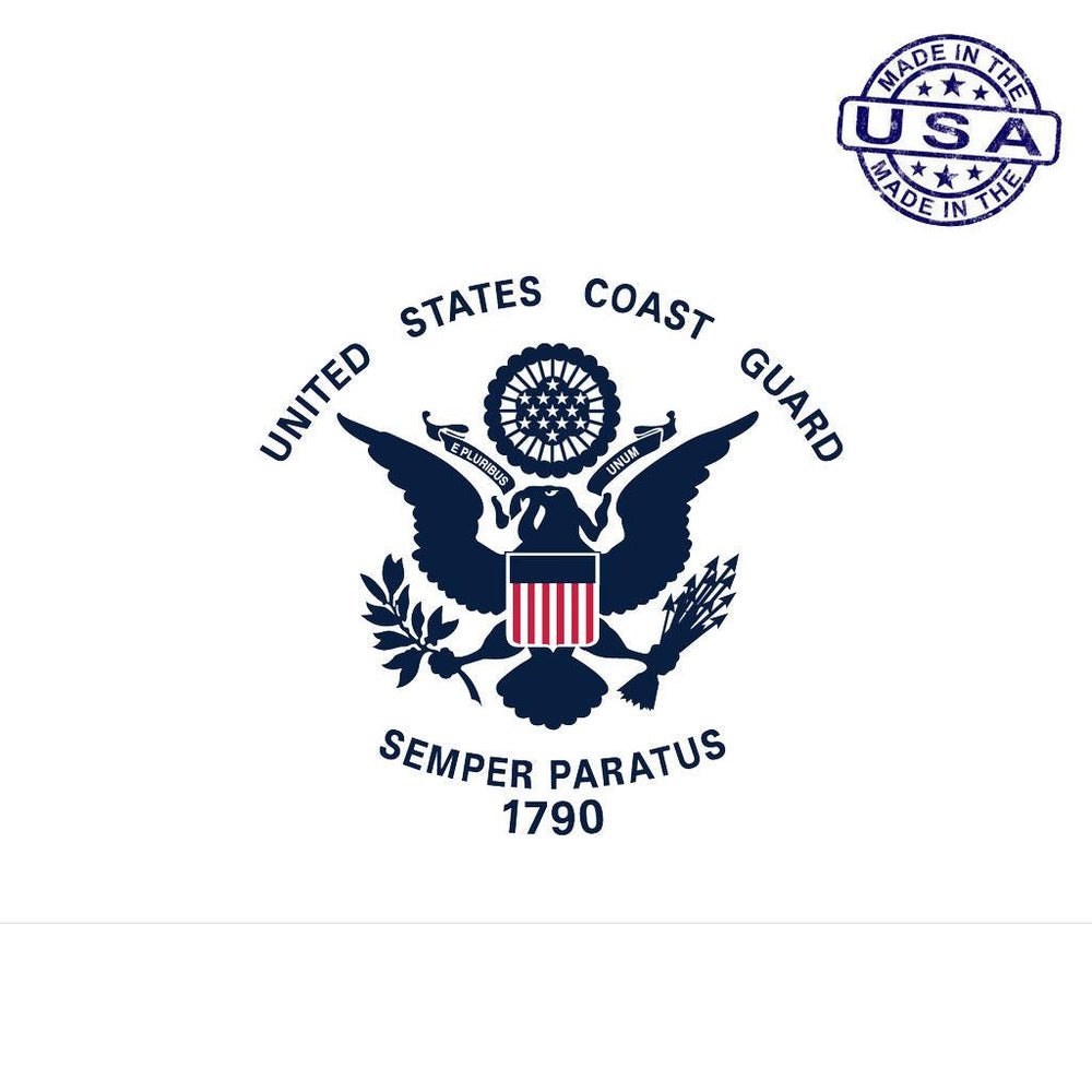 United States Coast Guard Semper Paratus Flag Sticker (7