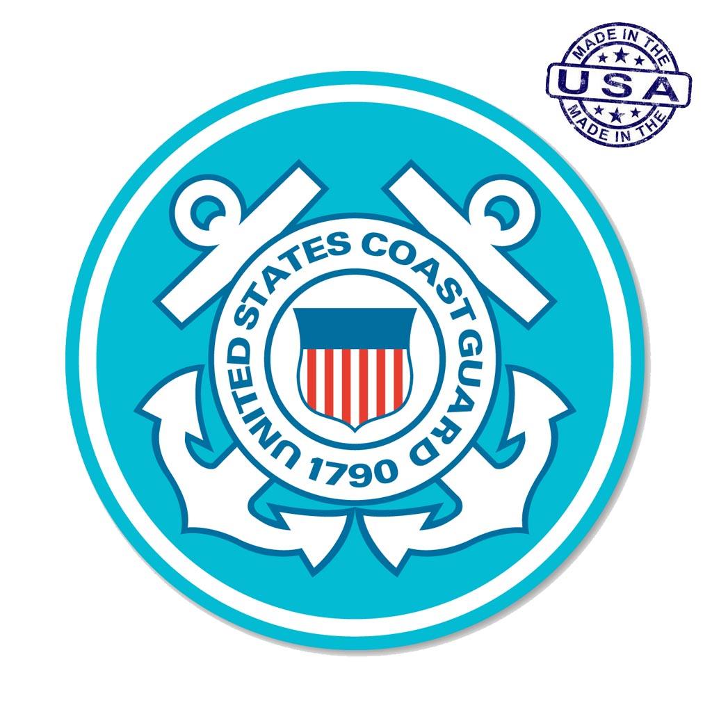 United States Coast Guard Seal Car Door Sign Magnet (11.5") - Military Republic