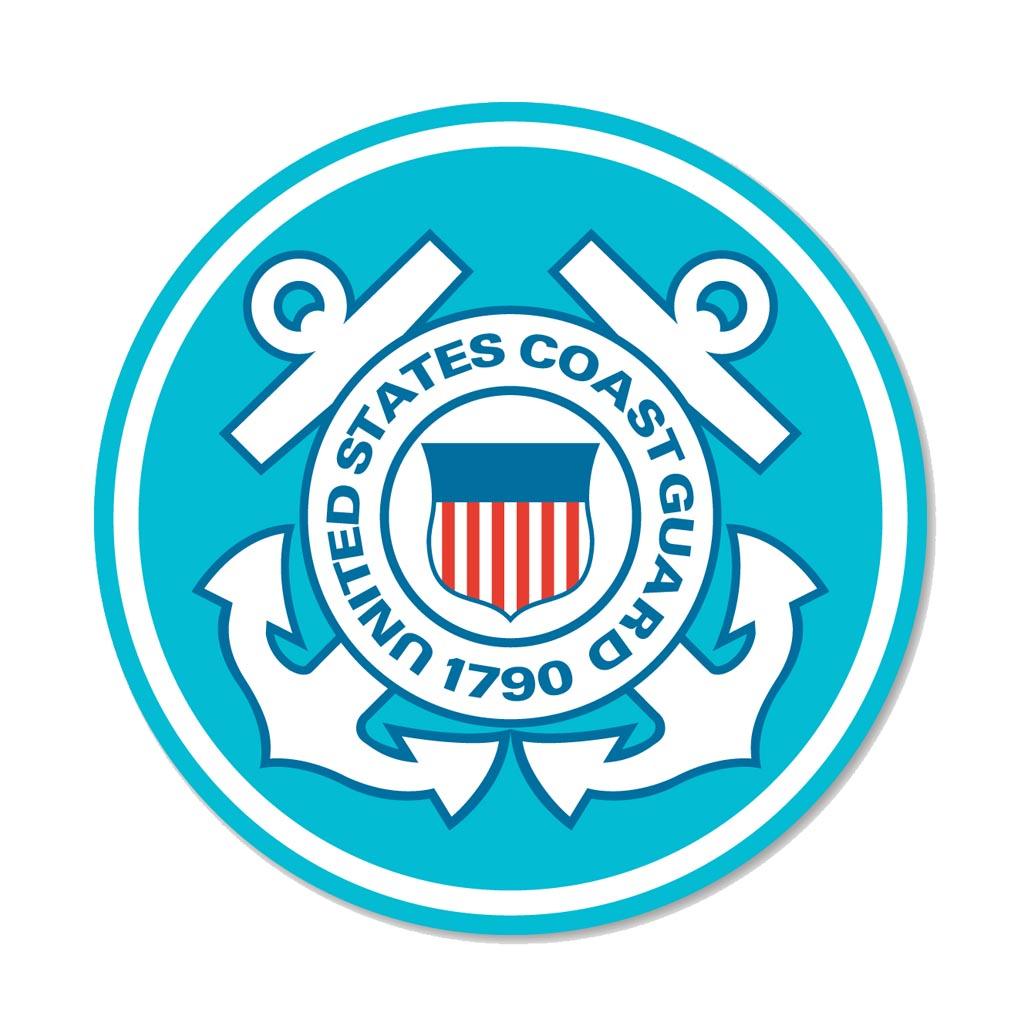 United States Coast Guard Seal Car Door Sign Magnet (11.5") - Military Republic