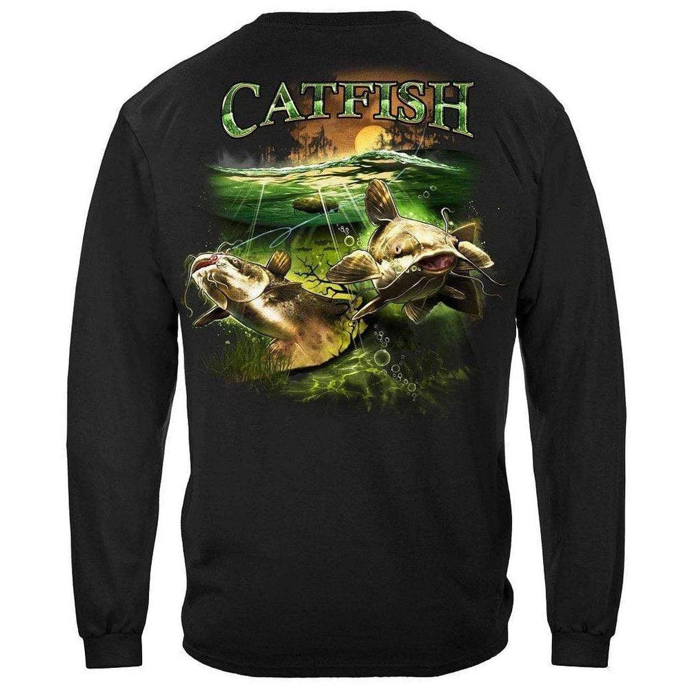 United States Catfish Merky Water Premium Long Sleeve - Military Republic