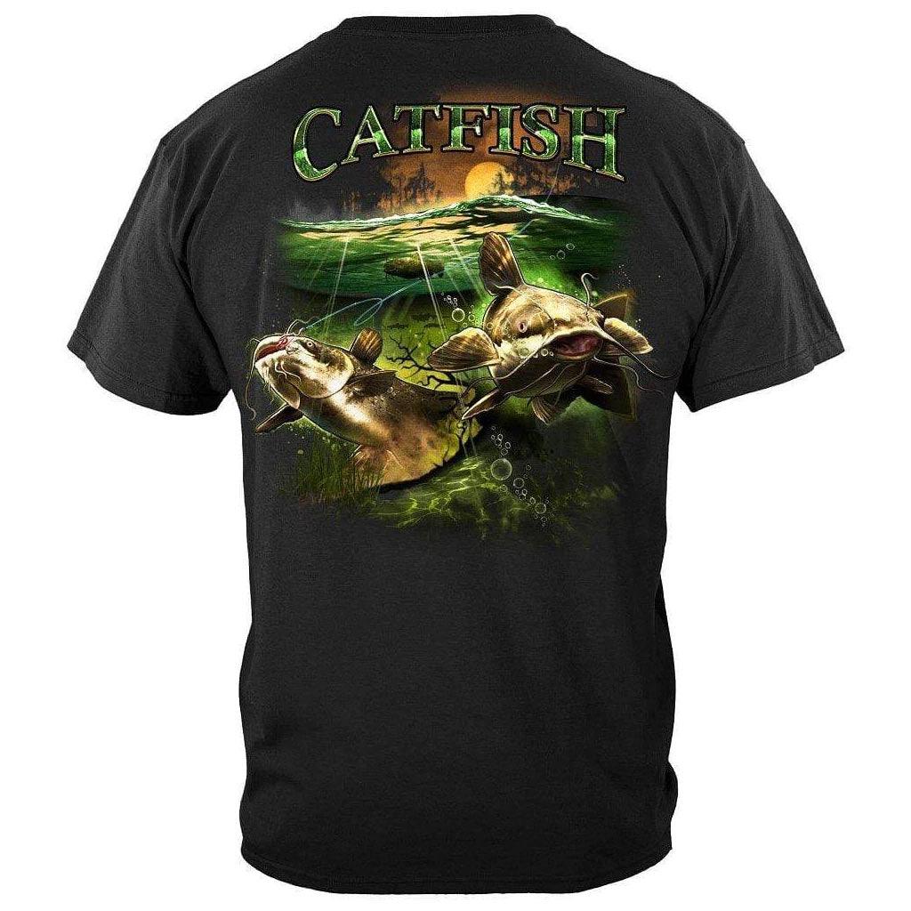 United States Catfish Merky Water Premium Long Sleeve - Military Republic